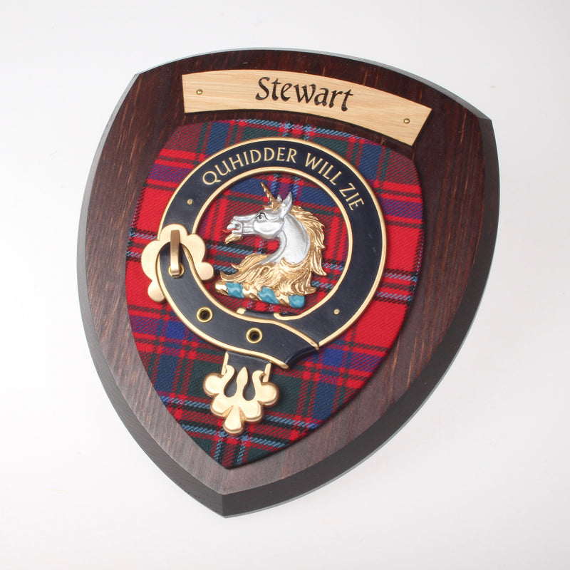 Stewart of Appin Clan Crest Wall Plaque.