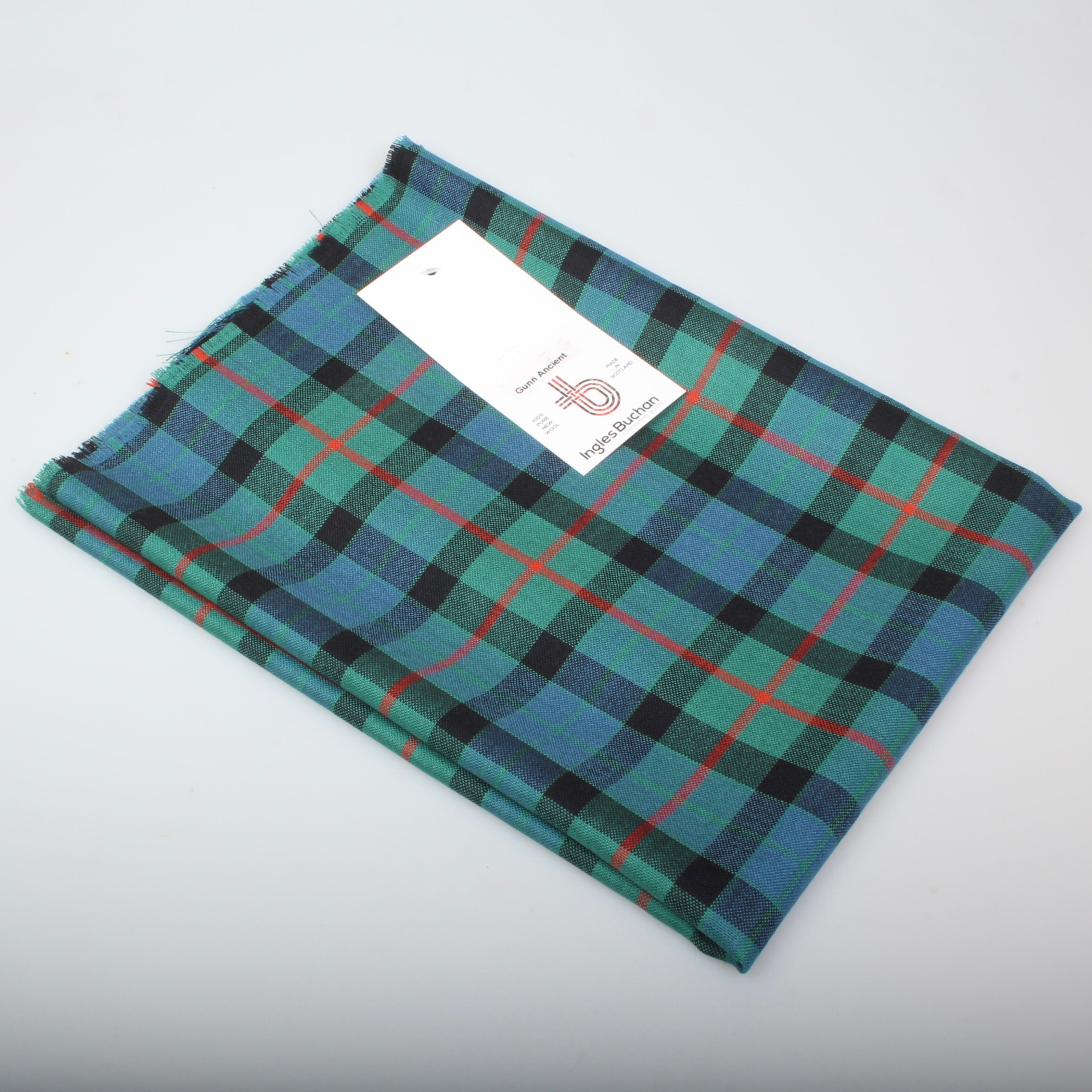 Gunn Ancient Tartan Crest Garden Flag