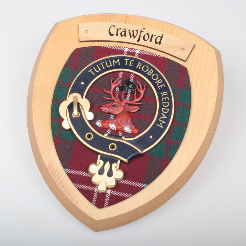Crawford Clan Crest Plaque