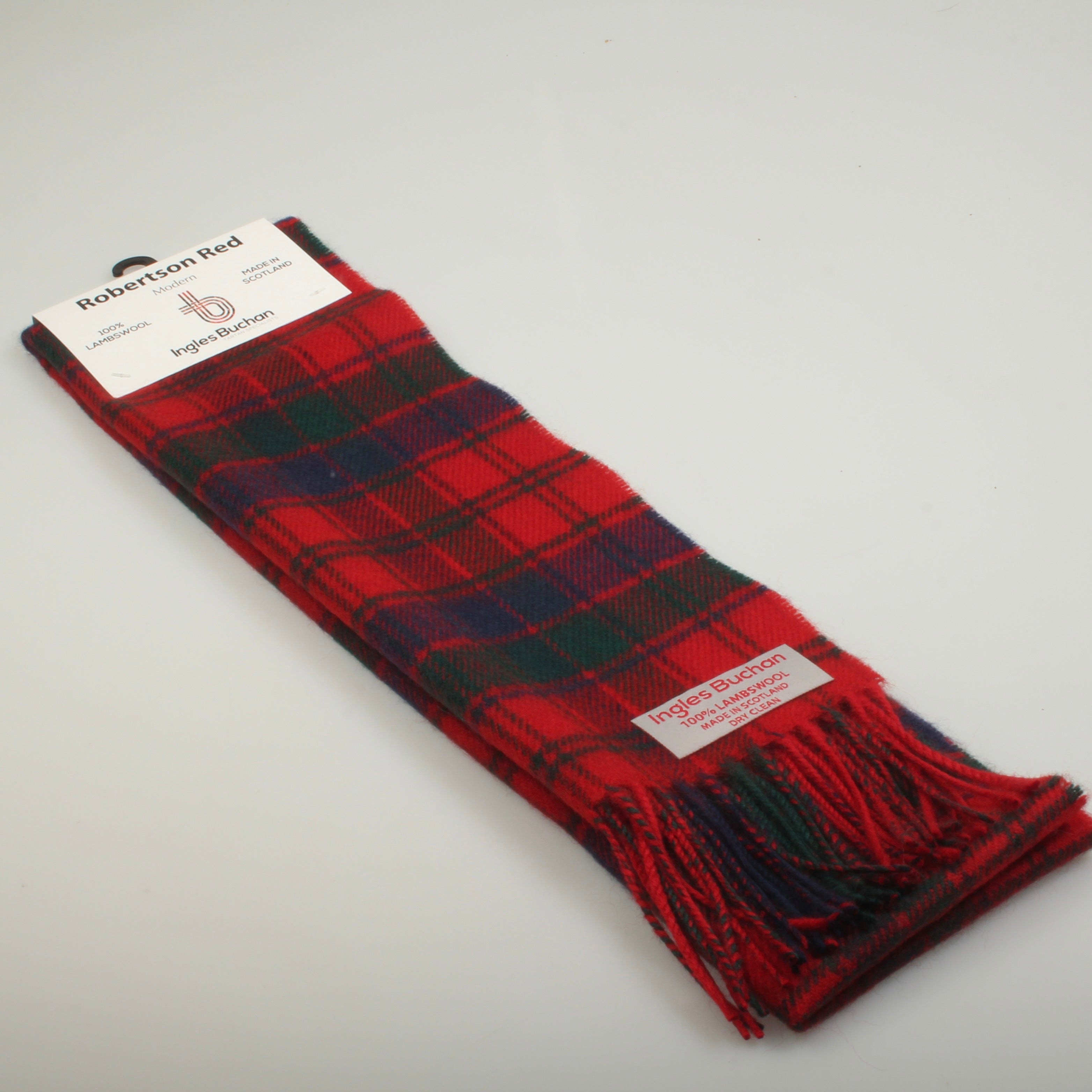Robertson Red Tartan Scarf