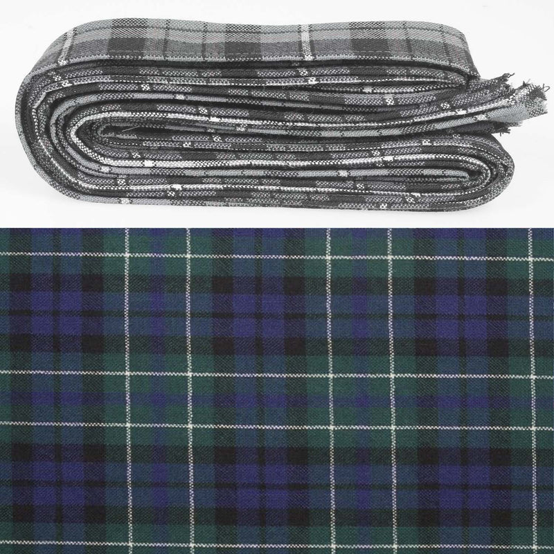 Wool Strip Ribbon in MacNeil of Colonsay Modern Tartan - 5 Strips, Choose Your Width