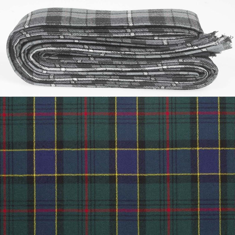Wool Strip Ribbon in Ogilvie Hunting Modern Tartan - 5 Strips, Choose Your Width
