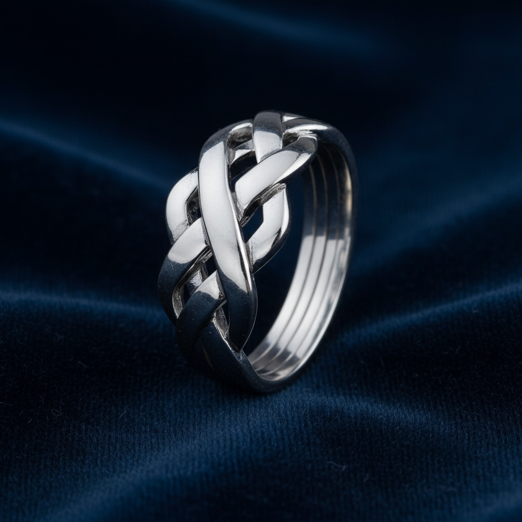 Celtic Knotwork Silver Ring