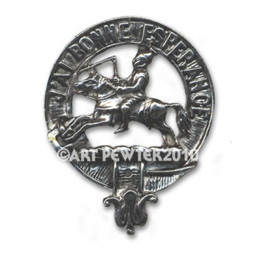 Craig Clan Crest Badge in Pewter