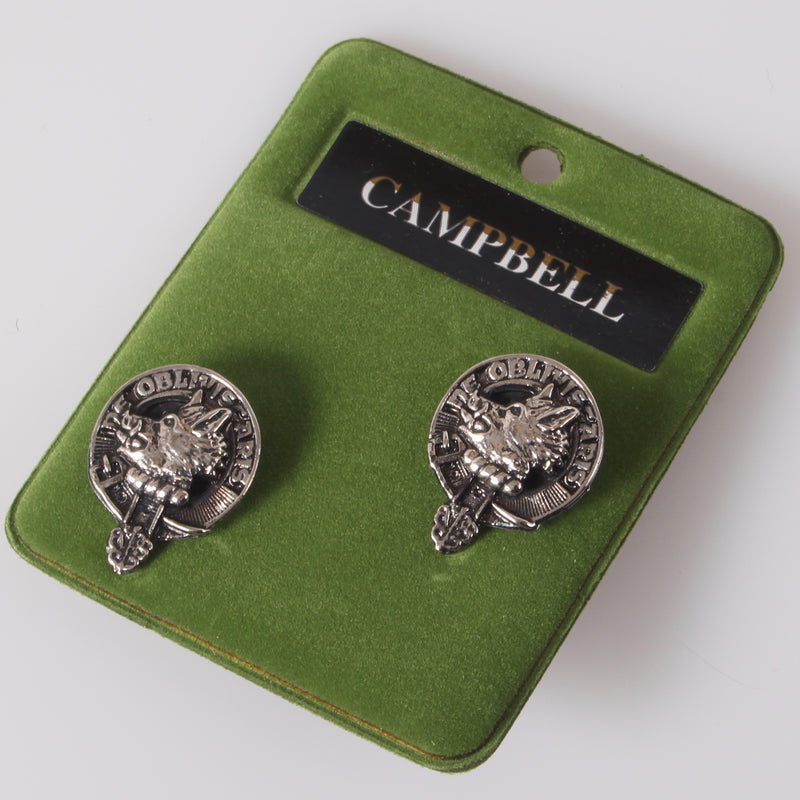 Campbell Clan Crest Pewter Cufflinks