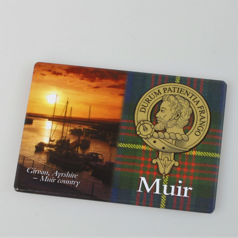 Muir Clan Crest Fridge Magnet