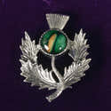 Badge Pin étain Chardon D'Écosse - Design Détaillé, Environ 2,5 Cm, Présenté Dans Un Sachet Organza, Fabriqué Au Royaume-Uni - 2