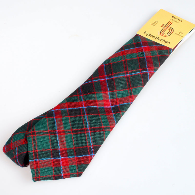 Pure Wool Tie in Buchan Modern Tartan