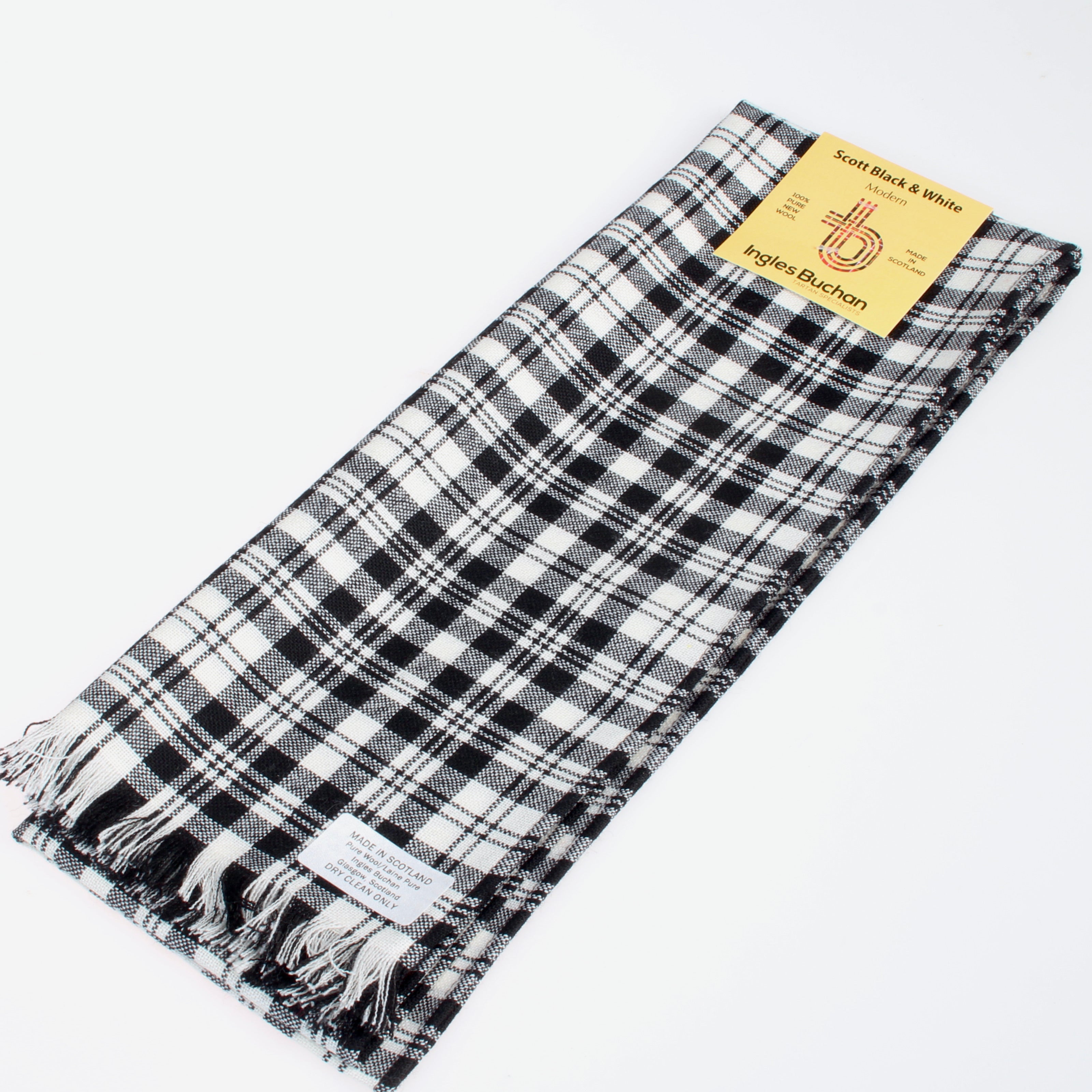 Wool Scarf in Scott Tartan