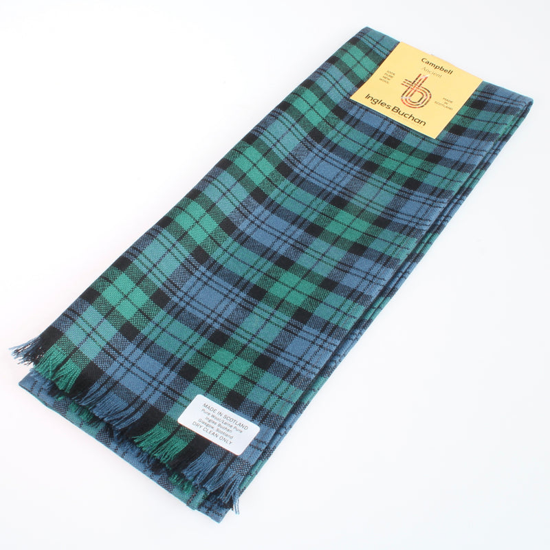 Scarf in Campbell Ancient Wool Tartan