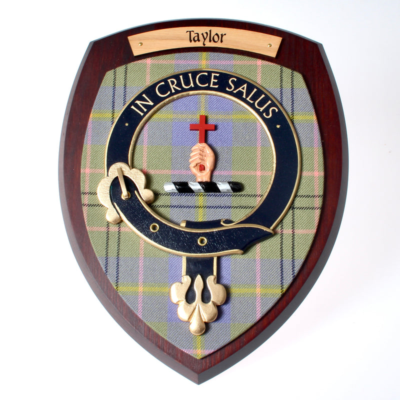 Taylor Clan Crest Wall Plaque.