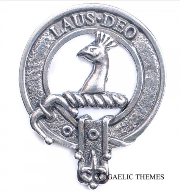 Arbuthnot Clan Crest Badge in Pewter
