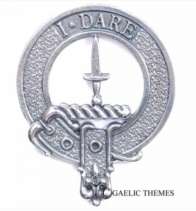 Dalziel Clan Crest Badge in Pewter
