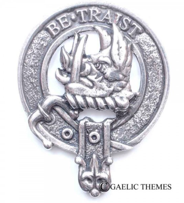 Innes Clan Crest Badge in Pewter