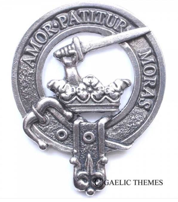 Lumsden Clan Crest Badge in Pewter