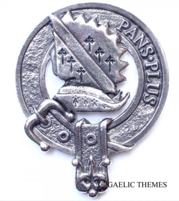 Mar Clan Crest Badge in Pewter