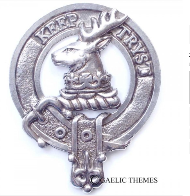 Sempill Clan Crest Badge in Pewter