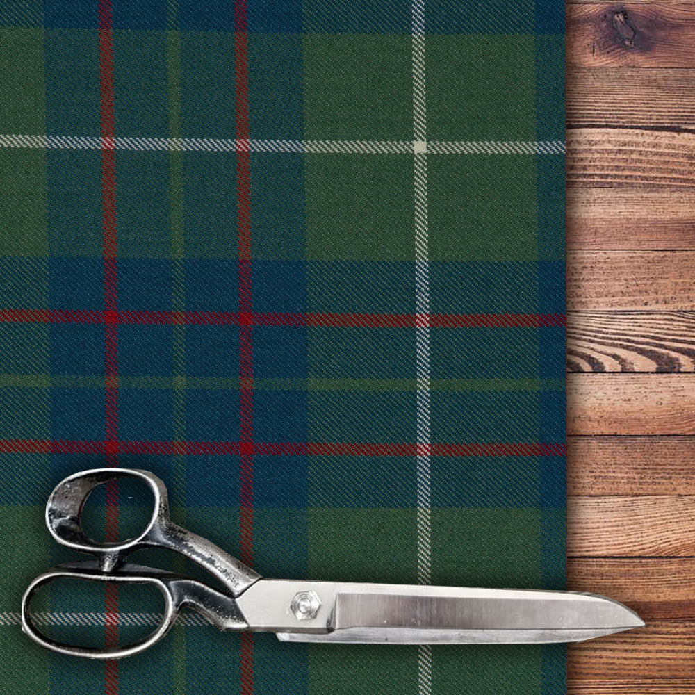 MacIntyre Hunting Weathered Tartan Crest Hoodie - Circle Style