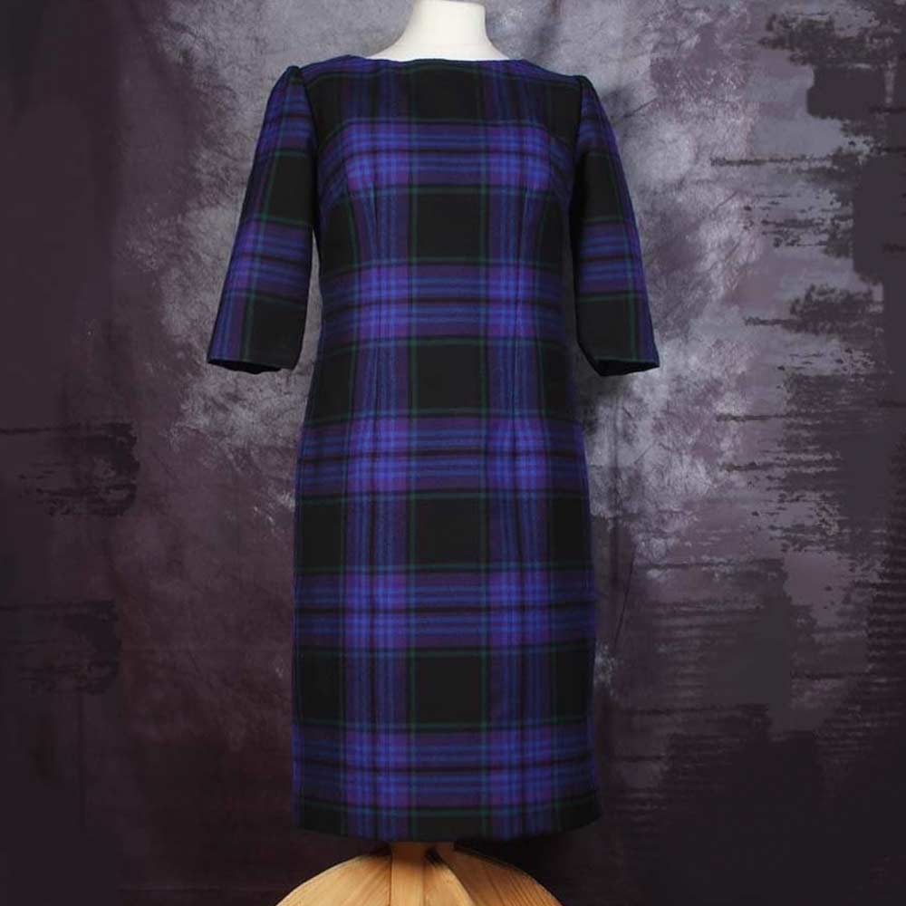 slim fit dress slacks Bespoke Tartan Fitted Dress