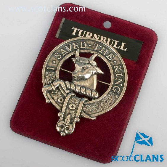 Turnbull Clan Crest Badge in Pewter