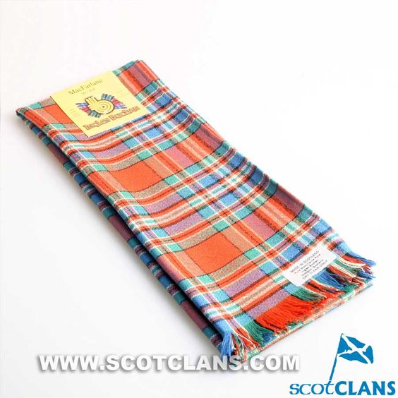 MacFarlane Black White Ancient Tartan Bow Tie main image 1