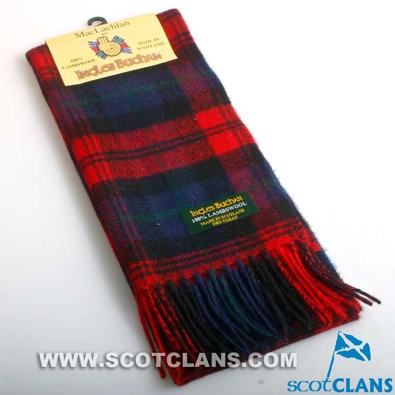 MacLachlan Modern Tartan Crest 2D T-shirt - Alba Skull Style