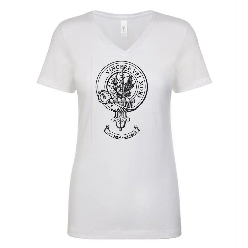 MacLaine Clan Crest Ladies T-Shirt