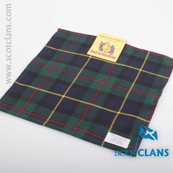 MacLeod of Harris Modern Tartan T-shirt - Lion Rampant And Celtic Thistle Style