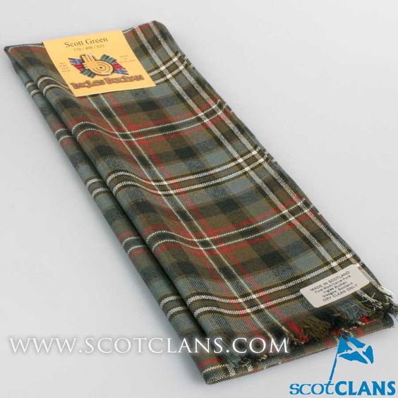 Scott Green Modern Tartan Crest Christmas Hat main image 1