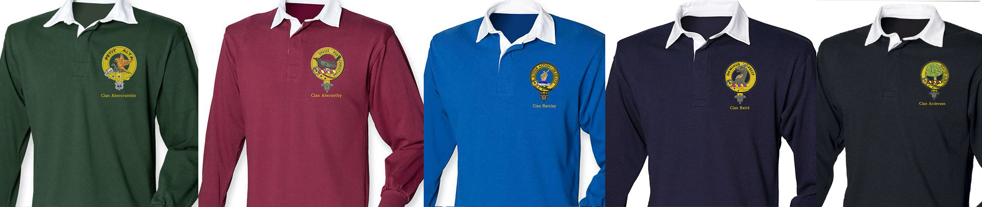 Clan Crest Rugby Shirts