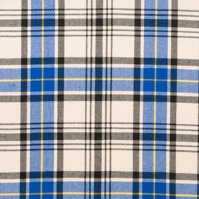 Wool Tartan Tie with Clan Crest Clip