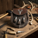 Semi Dress Sporran - Highland Stag