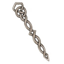Antique Argyll Interlace Celtic Kilt Pin by Art Pewter, showcasing intricate Celtic design, perfect for adding a touch of heritage style to your outfit.