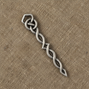 Argyll Interlace Celtic Kilt Pin - antique