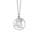 Bluebells Pendant - Handmade pewter pendant on an 18-inch stainless steel chain, featuring a delicate bluebell flower design.
