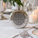 6oz Celtic Knot Pewter Flask