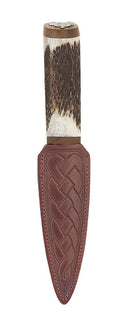 Scottish Staghorn Sgian Dubh With Walnut