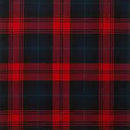 Wool Tartan Tie with Clan Crest Clip