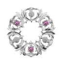 Machair Brooch - A handcrafted Celtic brooch made from lead-free pewter, made in Scotland.