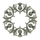 Scottish Thistle Plaid Brooch