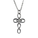 Iona Pendant - Handcrafted Celtic pendant made of lead-free Pewter, approximately 1 inch in length, designed and made in Scotland.