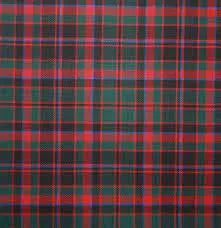 Full Tartan Cushion Cover with Clan Crest