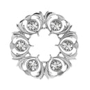 Dancers Thistle Plaid Brooch with vibrant stone, a stunning accessory that combines craftsmanship and artistry.