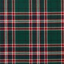 Wool Tartan Tie with Clan Crest Clip