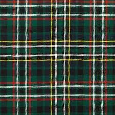 Luxury Tartan Handfasting Ribbon with Embroidery