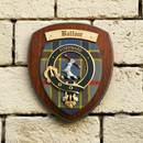 Handmade Clan Crest Plaque on Real Tartan