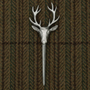 Stag Kilt Pin