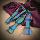 Tartan Self Tie Bow Tie - Wing Collar (100% Wool)