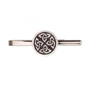 Celtic Saltire Tiebar showcasing elegant design, approximately 2 inches by 3/4 inches, perfect accessory for a smart look.