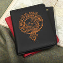 Baillie Clan Crest Leather Passport Cover